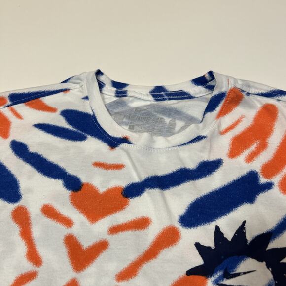 Nike Tee Shirt Mens Size Large Tie Dye Basketball Block Party Dunk Contest Logo - Picture 7 of 13